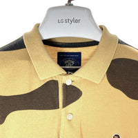 A BATHING APE アベイシングエイプ ビッグフェイスカモ ポロシャツ カーキ sizeS 瑞穂店