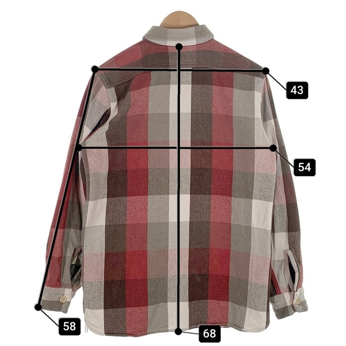 WAREHOUSE ウエアハウス フランネルチェックシャツ レッド Size M 福生店