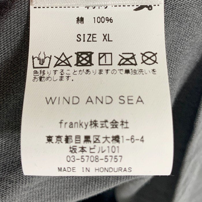WIND AND SEA ウィンダンシー MICKEY MOUSE POCKET TEE ミッキーマウス ポケットTシャツ チャコールグレー Size XL 福生店