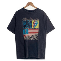 GDC ジーディーシー The Rolling Stones ザ ローリングストーンズ 89 Tour Tee 半袖 Tシャツ チャコール Size M 福生店