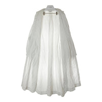 ARTS&SCIENCE アーツアンドサイエンス 0241-L6261-1058 コットン リネン スタンドカラー シャツワンピース ホワイト Size1 瑞穂店