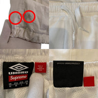SUPREME シュプリーム 23AW Umbro アンブロ Cotton Ripstop Track Pant コットンリップストップ トラックパンツ ホワイト Size US M 福生店