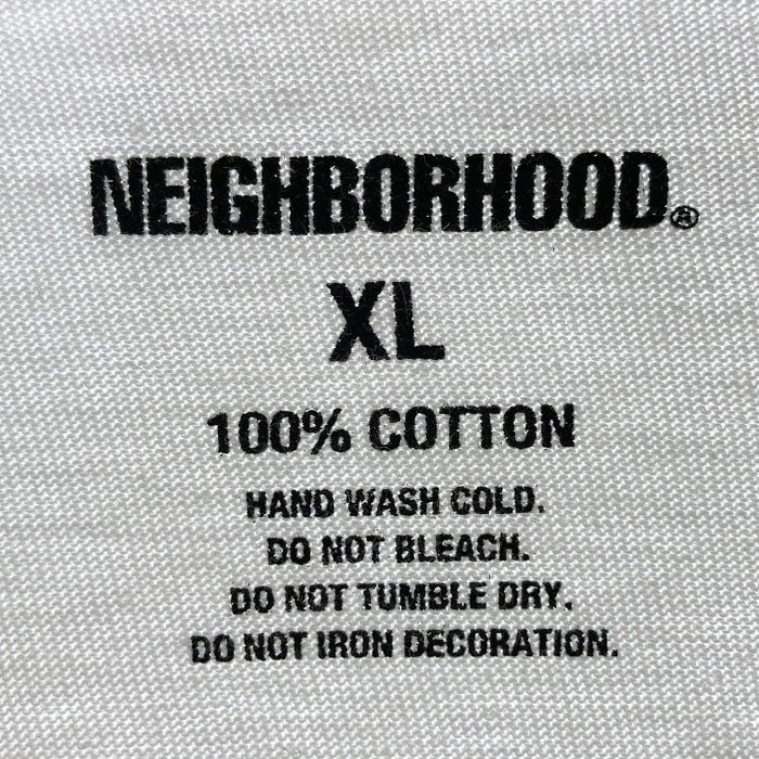 NEIGHBORHOOD ネイバーフッド NH TEE SS-17 Tシャツ ホワイト sizeXL 瑞穂店