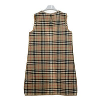 Burberry's バーバリー ノバチェック コートライナー ベスト ウール イングランド製 ファスナー ベージュ Size - 瑞穂店