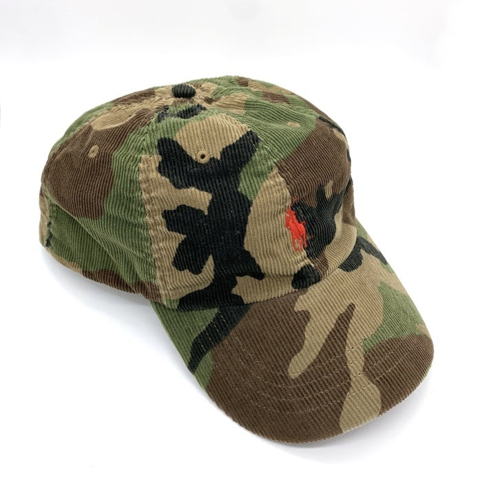 POLO RALPH LAUREN ポロ ラルフローレン コーデュロイ キャップ ウッドランドカモ 福生店