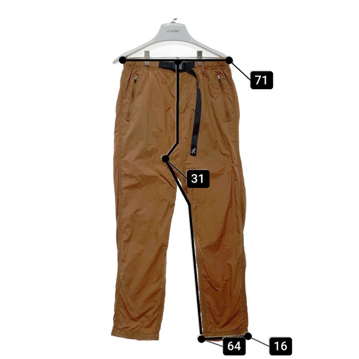 GRAMICCI グラミチ FREAK'S STORE フリークスストア GMP-20S1431 ライトナイロンパンツ ブラウン sizeS 瑞穂店