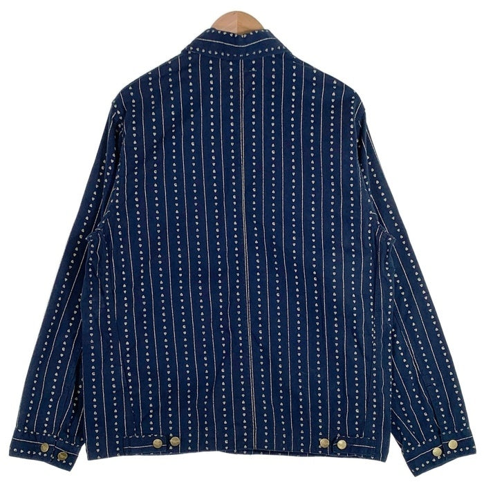 Carhartt WIP カーハートワークインプログレス DREWE CHORE COAT ドリューチョアコート カバーオール ストライプ ネイビー I034823.2RU Size S 福生店