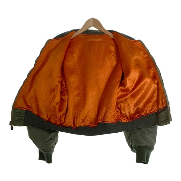 70's U.S. ARMY ALPHA INDUSTRIES アルファインダストリーズ AIR FORCE 米空軍 MA-1 L-2B フライトジャケット オリーブ DSA100-74-C-1559 8414-00-817-0596 Size XL 福生店