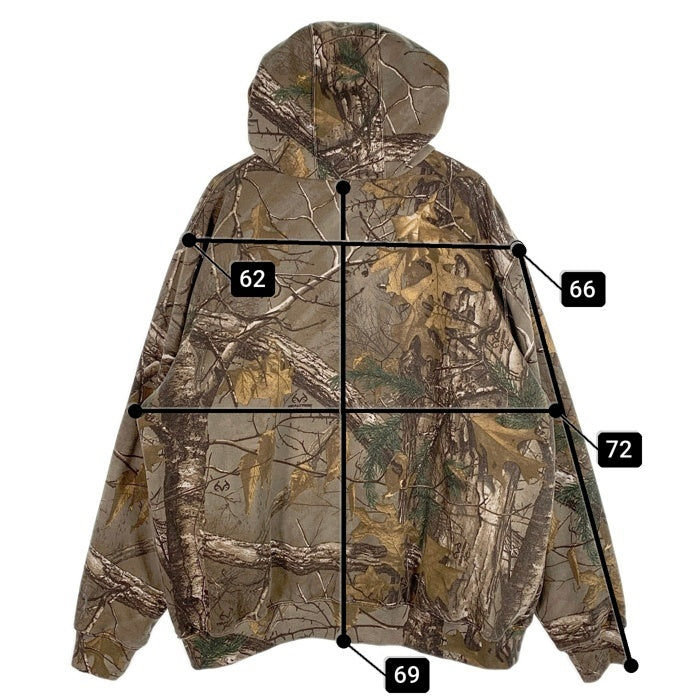 Carhartt カーハート REALTREE リアルツリー ジップアップパーカー カモフラージュ メキシコ製 102276 977 Size 2XL 福生店