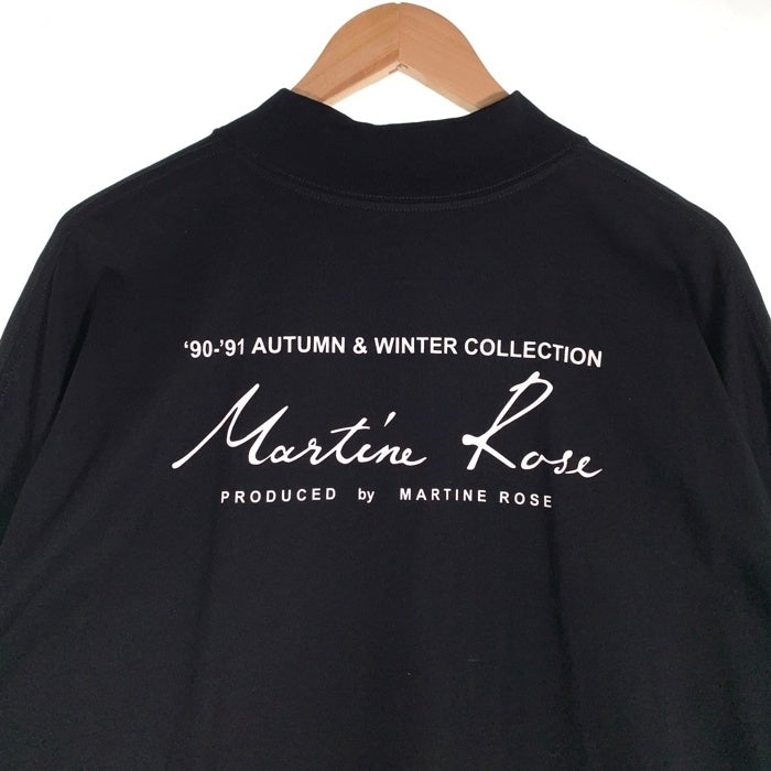 Martine Rose マーティンローズ FUNNEL NECK T-SHIRT ファネルネック ロングスリーブTシャツ ブラック Size XL 福生店