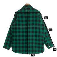 80's L.L. Bean エルエルビーン 長袖 バッファローチェック フランネル シャツ グリーン ブラック USA製 Size L (16 16 1/2) 福生店