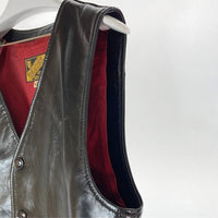 Y’2 LEATHER ワイツーレザー ホースハイド レザーベスト ブラック 馬革 Size40 瑞穂店