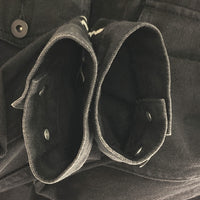 PLEASURES プレジャーズ WEB DENIM JACKET ウェブデニムジャケット 刺繡 プリント ブラック Size S 瑞穂店