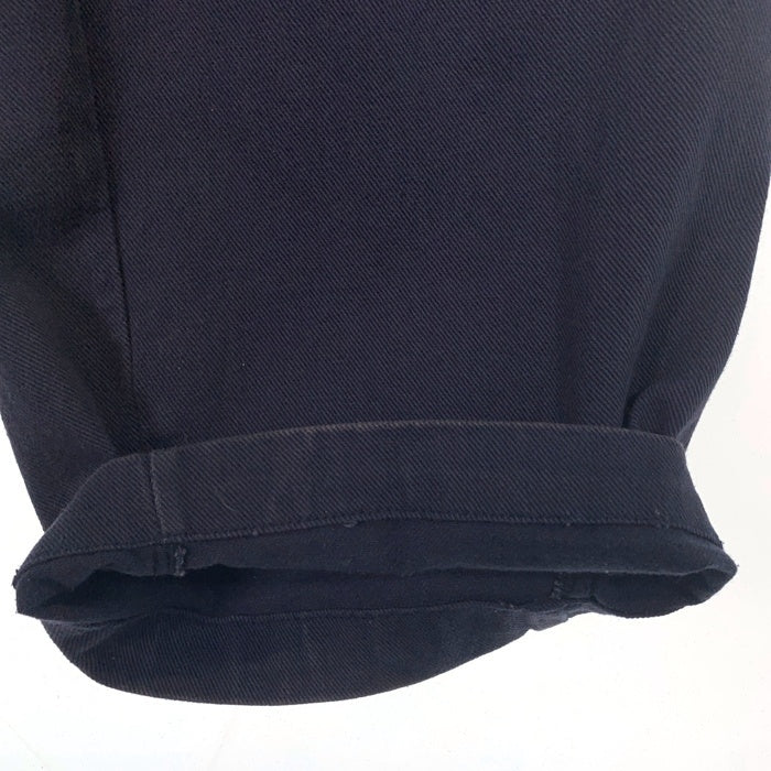 80's~ STUSSY ステューシー BIG LOGAN チノツイル オーバーオール ネイビー コットン Size L 福生店