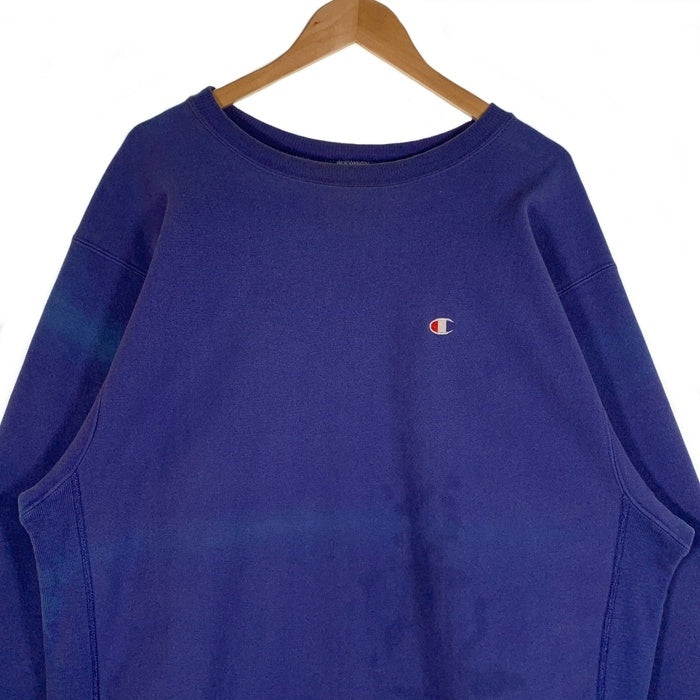 90's Champion チャンピオン リバースウィーブ クルーネックスウェットトレーナー フェードパープル USA製 Size XXL 福生店