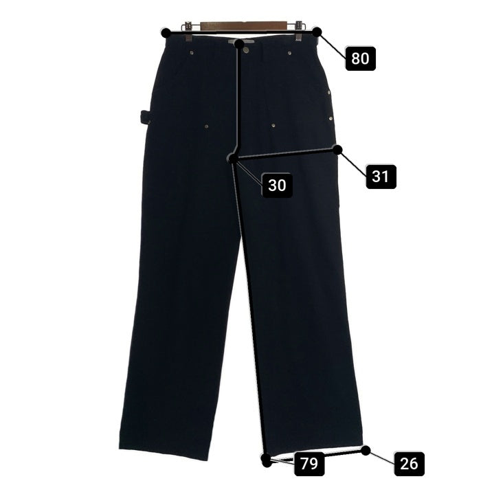 liju モールスキン ペインターパンツ ブラック コットン ダメージ加工 Size 32 福生店