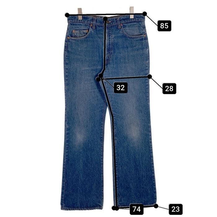 80's Levi's リーバイス 517-0217 ブーツカット デニムパンツ インディゴ USA製 赤タブ 閂黒 Size 34×31 福生店