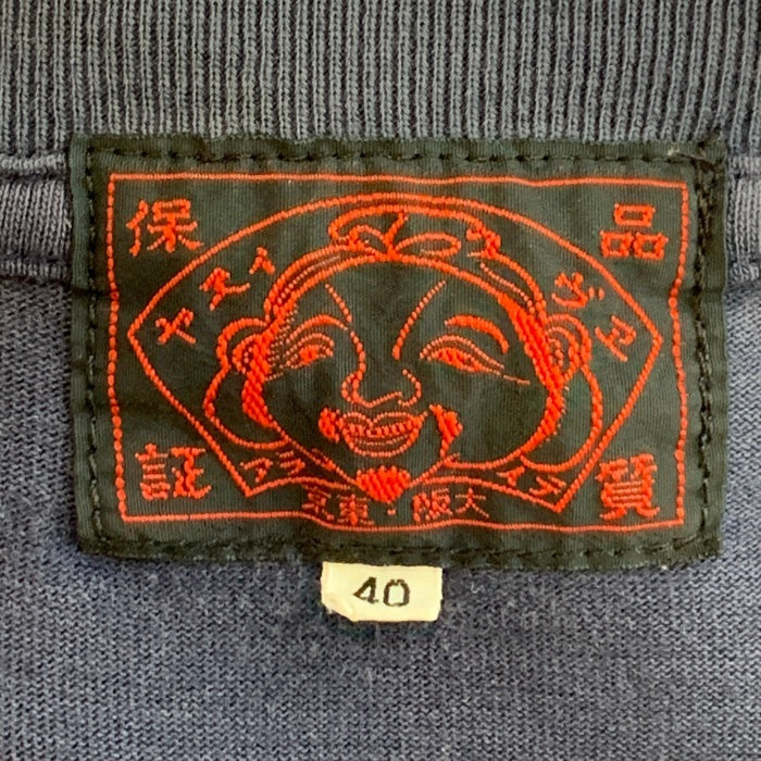 EVISU エヴィス カモメプリント Tシャツ ネイビー Size 40 福生店