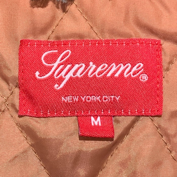 SUPREME シュプリーム 21AW Faux Fur Collar Flannel Shirt フェイクファーカラー フランネルシャツ グリーン 中綿 Size M 福生店