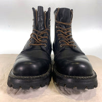 WHITE'S BOOTS ホワイツブーツ Smoke Jumper スモークジャンパー レギュラートゥ レザーブーツ Vibram100 ブラック Size 9 1/2 E (27.5cm) 福生店