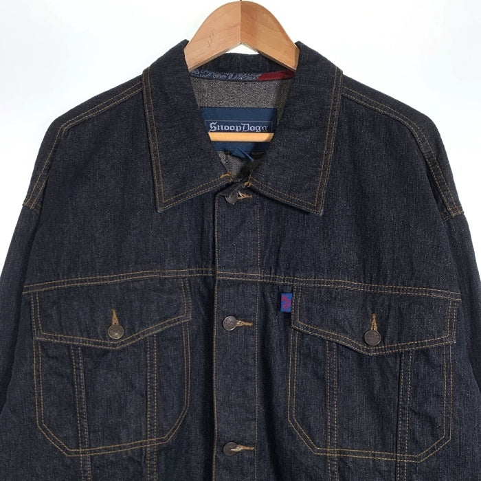 90-00's Snoop Dogg Clothing Company スヌープドッグ バック刺繡 デニムジャケット インディゴ Size XL 福生店