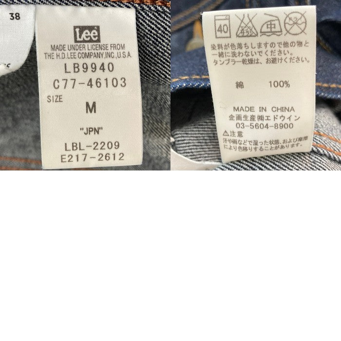 Lee リー デニムジャケット インディゴ sizeM 瑞穂店