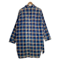 AHM フランネルチェックガウン ブルー US古着 Size M 福生店