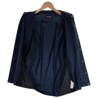zucca ズッカ コットン ショートスリーブシャツ スナップボタン 脇下ベロア切替 半袖 ネイビー 日本製 CZ84FK504 Size M 福生店