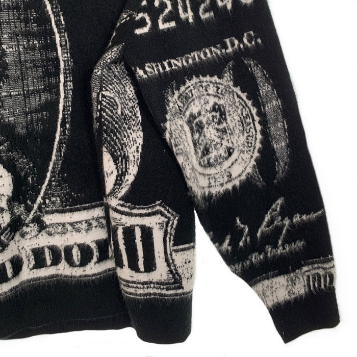 SUPREME シュプリーム 25SS Money Sweater マネーセーター ニット アクリル ブラック Size XXL 福生店