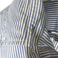 BROOKS BROTHERS ブルックスブラザーズ キャンディストライプ 長袖プルオーバーシャツ ブルー sizeXL 瑞穂店