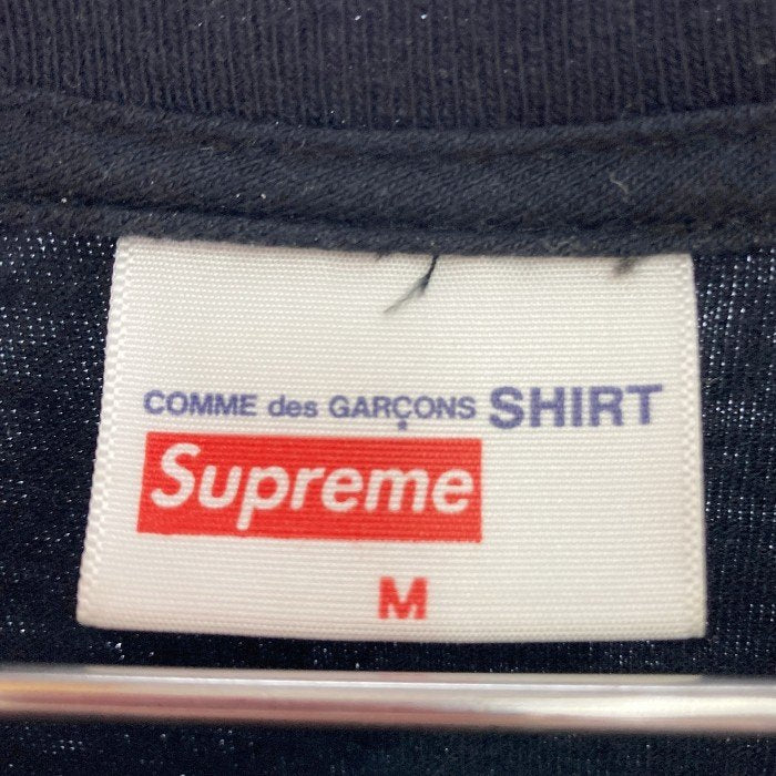 Supreme×COMME des GARCONS SHIRT シュプリーム×コムデギャルソンシャツ Box Logo Tee ブラック sizeM 瑞穂店