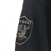 90's majestic マジェスティック RAIDERS レイダース NFL クルーネック スウェット ブラック EA98HD Size XL 福生店