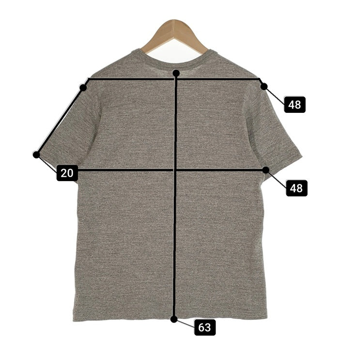 WAREHOUSE ウエアハウス STEVENS POINT STATE 染み込みプリント Tシャツ グレー Size M 福生店