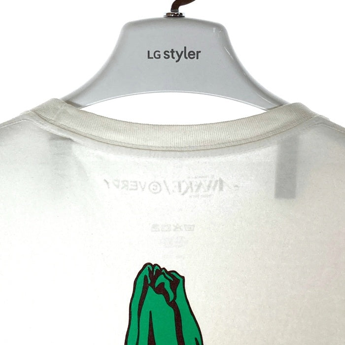 AWAKE NY アウェイク Wasted Youth ウェイステッドユース VERDY ヴェルディ Logo Flowe Can S/S Tee Tシャツ ホワイト sizeL 瑞穂店
