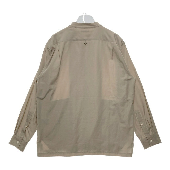 LA MOND ラモンド バンドカラーシャツ 長袖 ベージュ LM-S-035 Size 4 瑞穂店