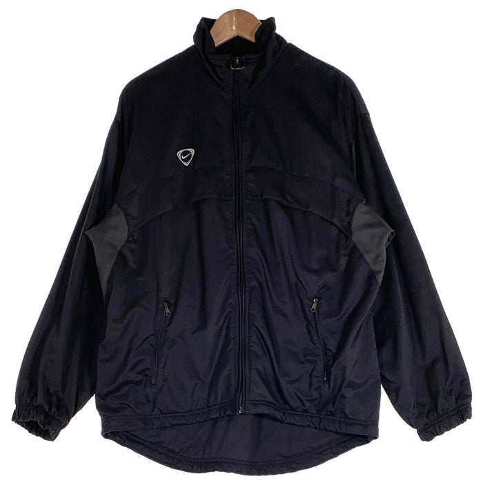 00's NIKE TEAM ナイキ ナイロン トラックジャケット ブラック チャコール Size M (実寸L相当) 福生店