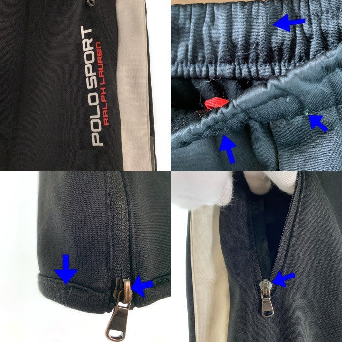 POLO SPORT ポロスポーツ ラルフローレン サイドライン イージーパンツ ジャージ素材 ブラック Size S 福生店