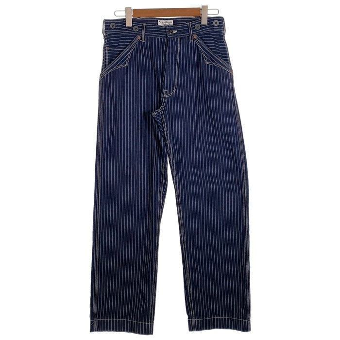 Schott ショット OLD HICKORY DENIM PANTS オールド ヒッコリー デニムパンツ ブルー ストライプ 782-5911002 Size 32 福生店