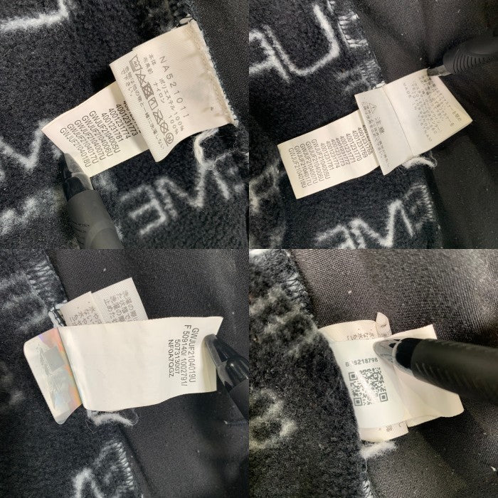 SUPREME シュプリーム 21AW THE NORTH FACE ノースフェイス Steep Tech Fleece Jacket スティープテック フリースジャケット ブラック NA52101I Size M 福生店