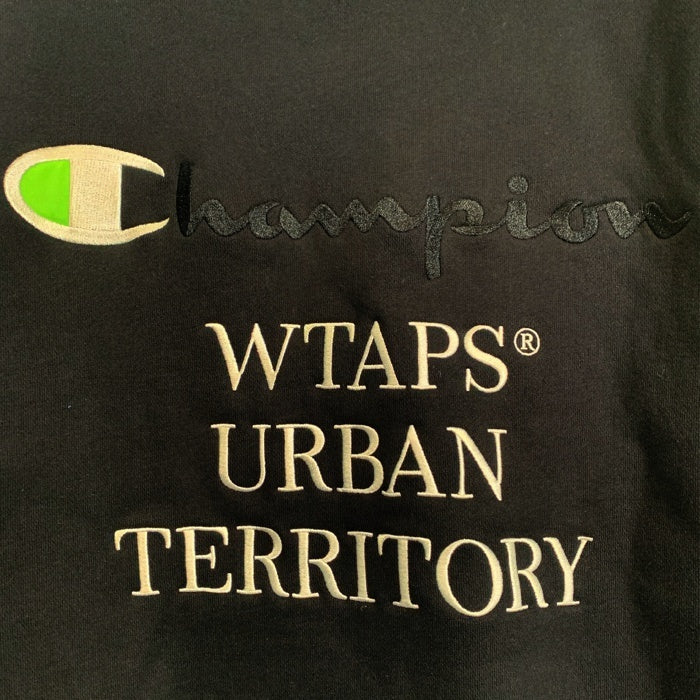 WTAPS ダブルタップス 22AW Champion チャンピオン Academy Hooded 刺繡 プルオーバースウェットパーカー 222HBCHD-CSM04S Size L 福生店