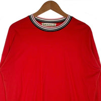 MARNI マルニ Dance Bunny Long Sleeve Tee ダンスバニー ロングスリーブTシャツ レッド HUMU0039L0 S22763 Size 46 福生店