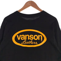 MASSES マシス 26SS VANSON バンソン L/S T-SHIRT プリント ロングスリーブTシャツ 長袖 ブラック Size L 福生店
