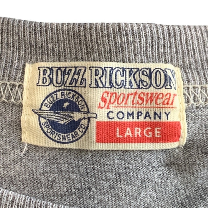 BUZZ RICKSON'S バズリクソンズ FOURTH BUT FIRST プリントTシャツ グレー Size L 福生店