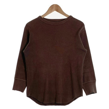 FREEWHEELERS フリーホイーラーズ Crew Neck Type L/S Underwear クルーネック ロングスリーブカットソー ブラウン Size 38 福生店
