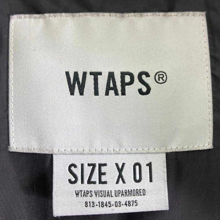 WTAPS ダブルタップス 22FW POLY TAFFETA WTVUA 中綿ジャケット ブラック size1 瑞穂店