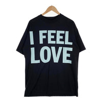 HONEY FUCKING DIJON ハニーファッキングディジョン I FEEL LOVE プリントTシャツ ブラック Size L 福生店