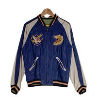 TAILOR TOYO テーラー東洋 SOUVENIR JACKET スーベニアジャケット スカジャン リバーシブル アセテート レーヨン ネイビー グリーン TT13608 Size M 福生店