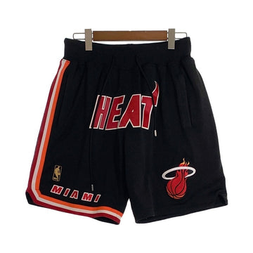 Just Don ジャストドン 20AW mitchell&ness ミッチェルアンドネス Swingman Shorts スウィングマンショーツ マイアミヒート メッシュ ショートパンツ バスパン ブラック Size M 福生店