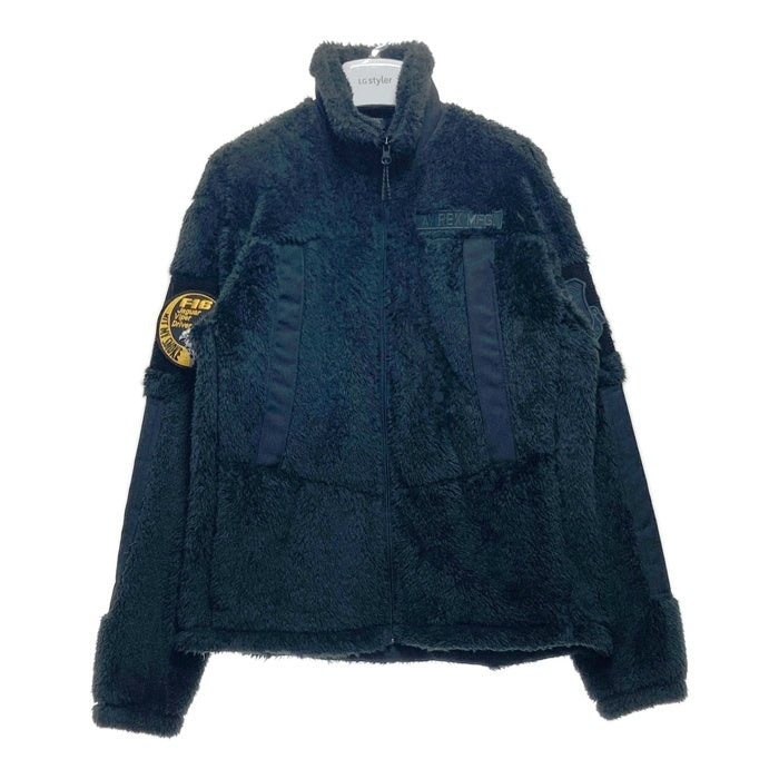 AVIREX アヴィレックス 6193481 ロングパイル コンバット フリースジャケット ブラック sizeM 瑞穂店