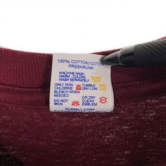 90's Grand Royal グランドロイヤル プリントTシャツ ボルドー ビースティボーイズ JERZEES USA製 Size L 福生店